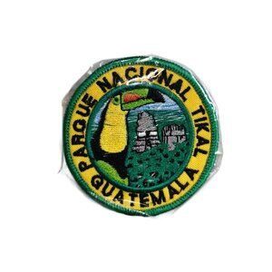 Guatemala National Park Toucan Design Circular Patch
